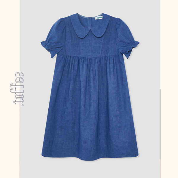 【2color】ドールカラーとプリーツの優美ワンピース《Z01049》