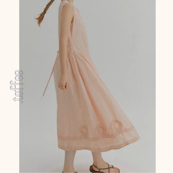 アシンメントリックノースリーブワンピース《Z01020》