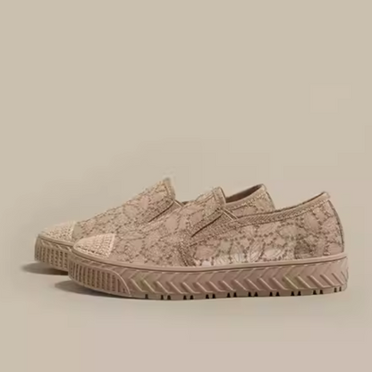 【2color】トータルエンブロイダリーメッシュシューズ W-199