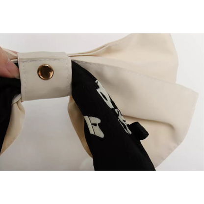 【3color】大きなリボン付きチェーンショルダーバッグ Z00237