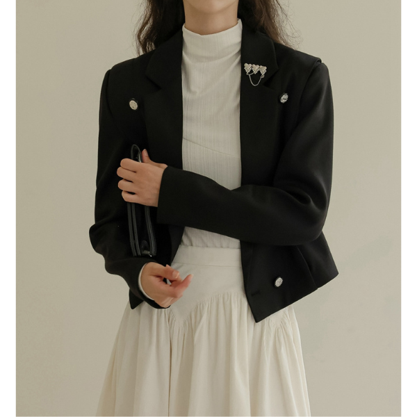 【2color】アシンメトリーカットデザイントップロングトップス X-423