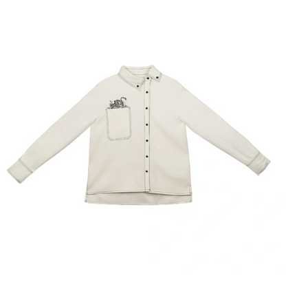 スワンエンブロイダリーシャツ W-171