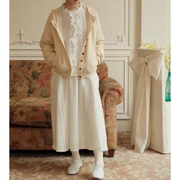 【2color】ルーズスウェットパーカー Z00076