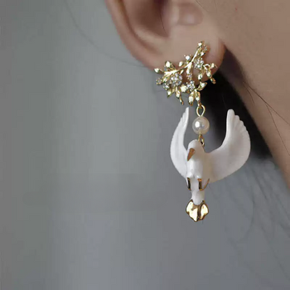 ハミングバードピアス　Z00594