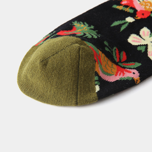 フラワージャガードソックス3Pセット X-334