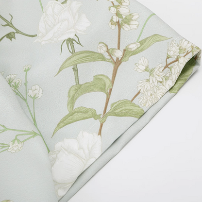 パッチポケット付きフローラルシャツ《Z00916》