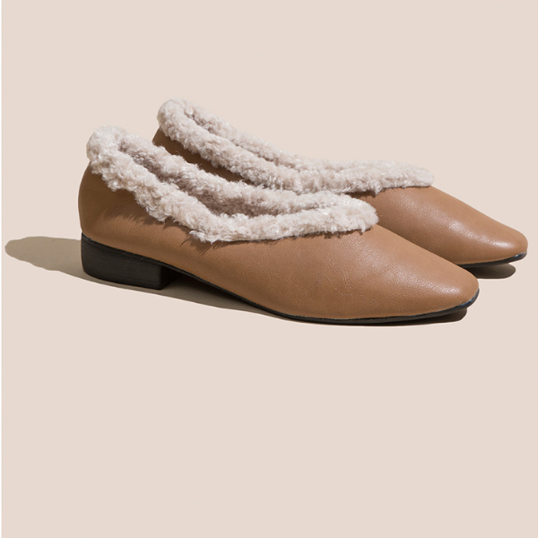 【３color】インナーボアローヒールパンプス w-129