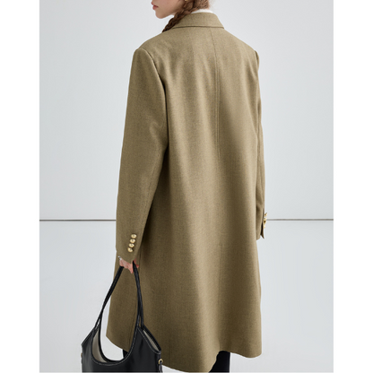 レイヤード風ロングスーツジャケット Z00028