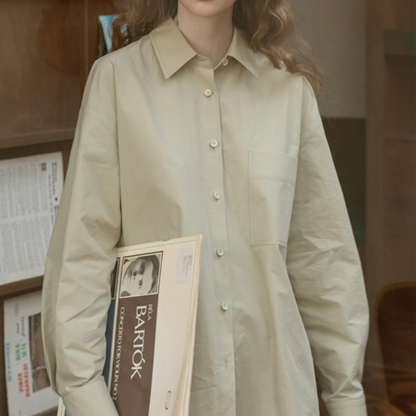 【２color】バックカットアウトブラウス w-149