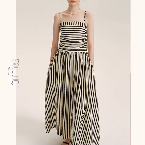 【2pattsrn】ウエストマークAラインマキシワンピース《Z00960》