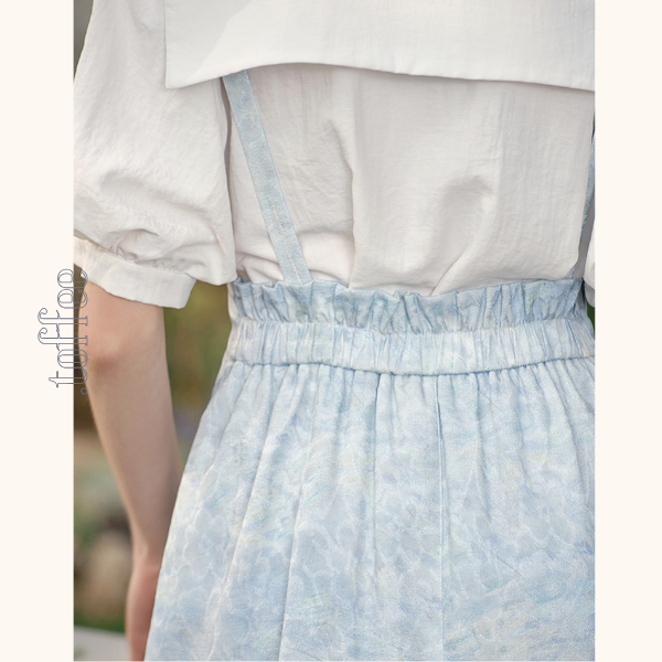 ヴィンテージプリントイレギュラーラップスカート《Z00842》