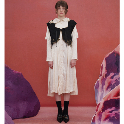 リーフモチーフベスト w-032