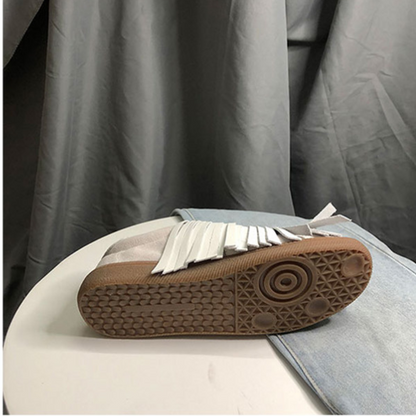 タッセルステッチカジュアルシューズ X-273