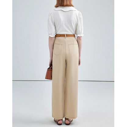 ハイウエストストレートパンツ X-249