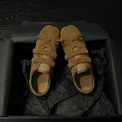 【3color】フロントリボンベルクロスニーカー　Z00480