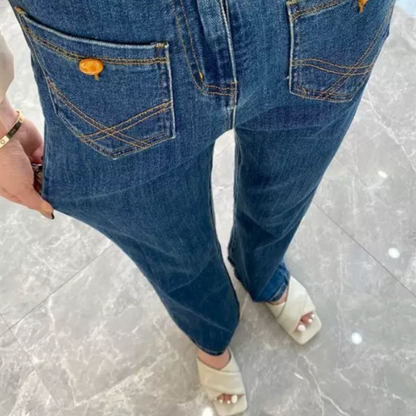 フロントボタンポケットデニム  AU-303