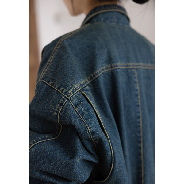 ウォッシュデニムジップジャケット Z00160