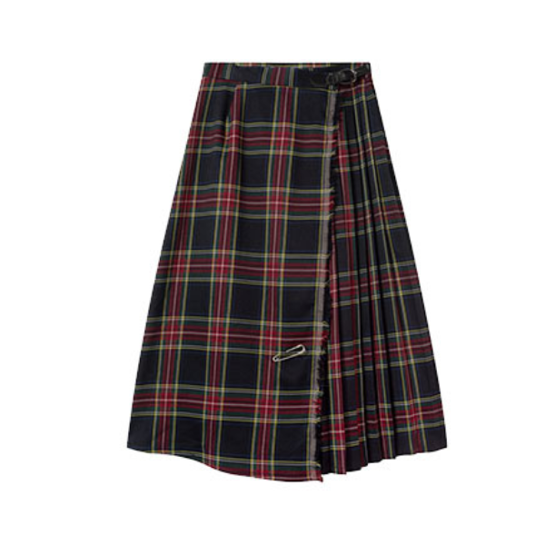 スコットランドチェックスカート　X-341