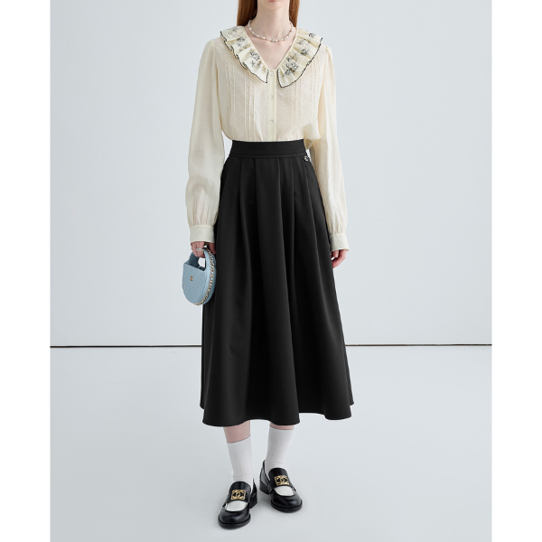 ドールカラーフレンチレースブラウス Z00029