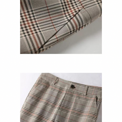 【３color】アーガイルチェックセットアップ w-136