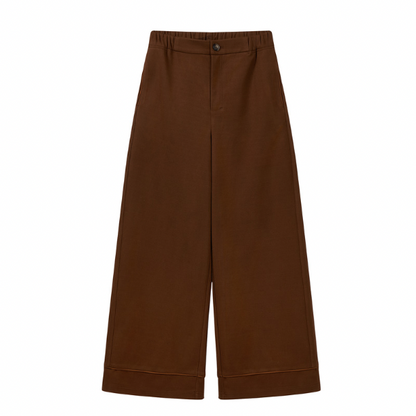 【2color】フレンチハイウエストワイドレッグパンツ Z00044