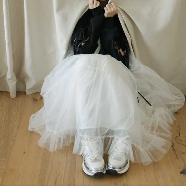 ラウンドネックリボンスウェットシャツ Z00138