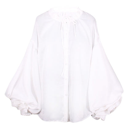 ビクトリア風のロマンティックブラウス　tp0030