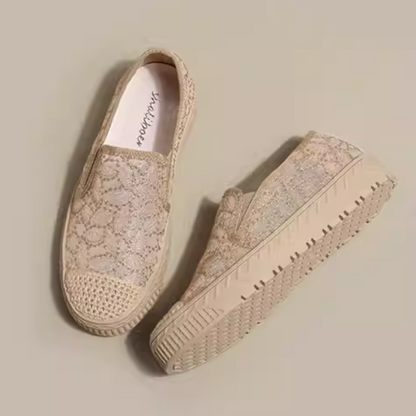 【2color】トータルエンブロイダリーメッシュシューズ W-199