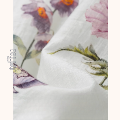 【2color】花柄プリントルーズシャツ《Z00932》