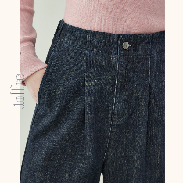 ハイウエストワイドバギーパンツ　《Z00733》