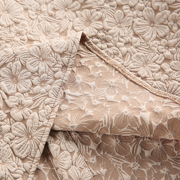 【2color】立体フラワー刺繍シャツジャケット　Z00575