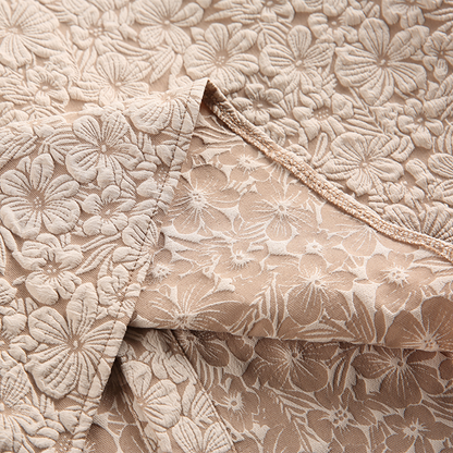 【2color】立体フラワー刺繍シャツジャケット　Z00575