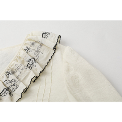 ドールカラーフレンチレースブラウス Z00029