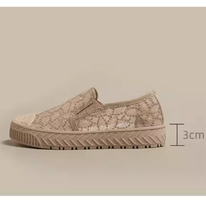 【2color】トータルエンブロイダリーメッシュシューズ W-199