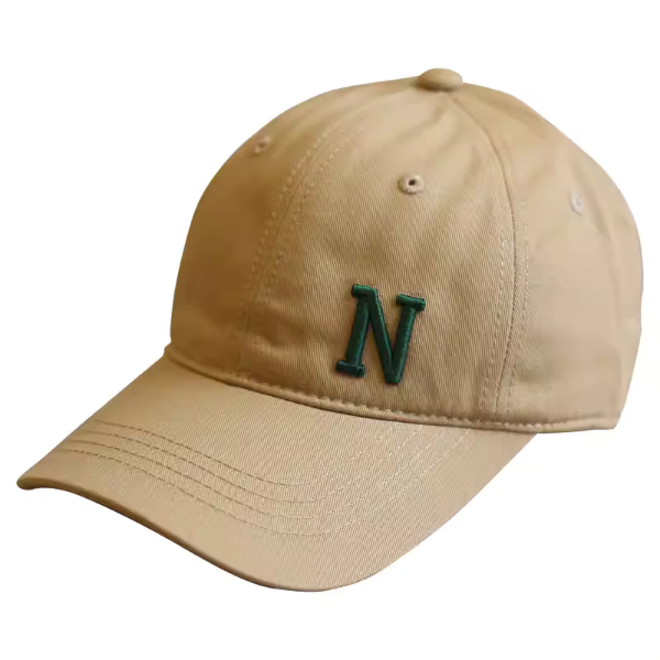 【4color】ワンポイントベースボールキャップ W-205