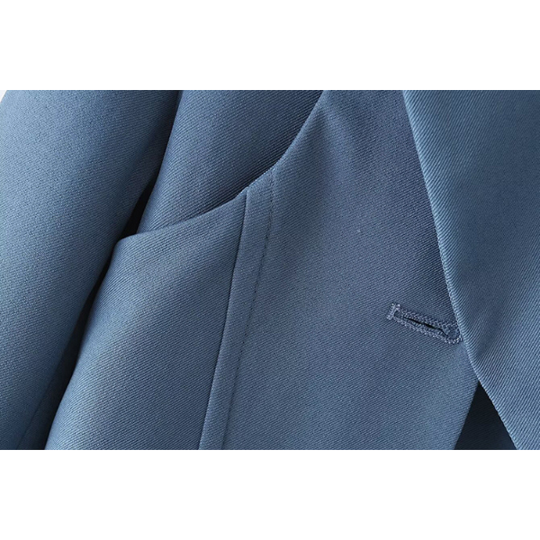 【2color】レイヤード風シングルブレストショートジャケット Z00156