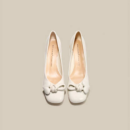 【2color】ハートノットパンプス X-041