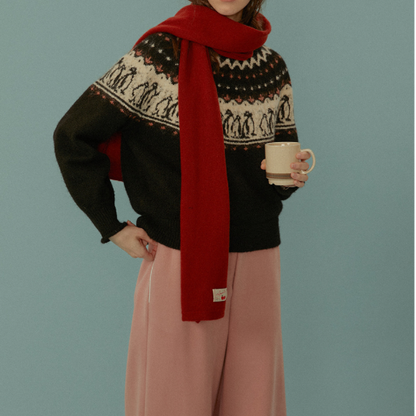 【2color】フレンチハイウエストワイドレッグパンツ Z00044