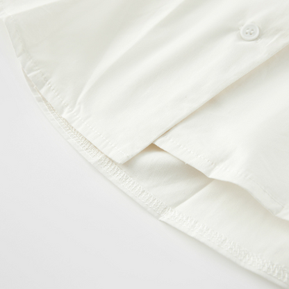 イレギュラーラペルネイビーライントップス X-258