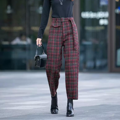 【２color】マルチチェックパンツ AU-456