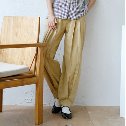 フロントスプリーツストリートパンツ X-264