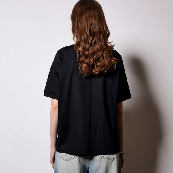 【3color】ボックスシルエットクルーネックTシャツ《Z00925》