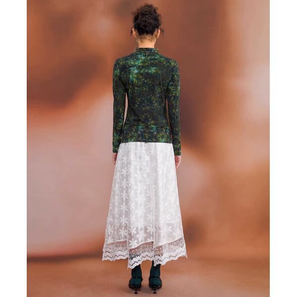 [名画を纏う]　スリムフィットアートカットソー "ルノワール" C0125