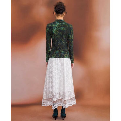 [名画を纏う]　スリムフィットアートカットソー "ルノワール" C0125