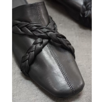 クロスバンドフラットミュール X-018