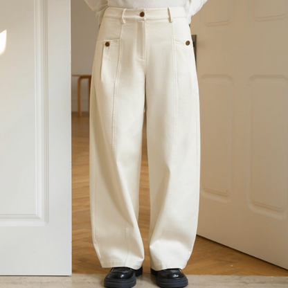 【3color】ハイウエストワイドシミターパンツ Z00890