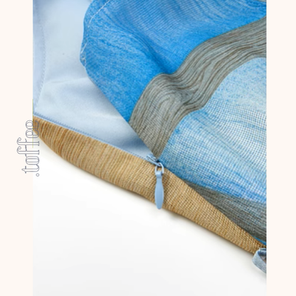 ルームプリントノースリーブワンピース《Z00980》