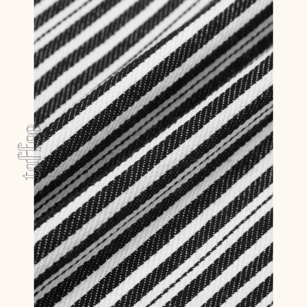 Vネックストライプワンピース　Z00409