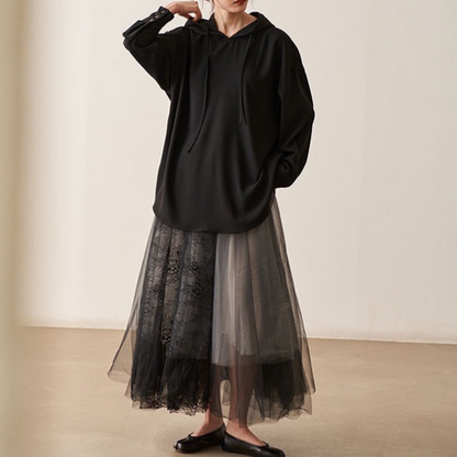 チュールレーススカート X-088