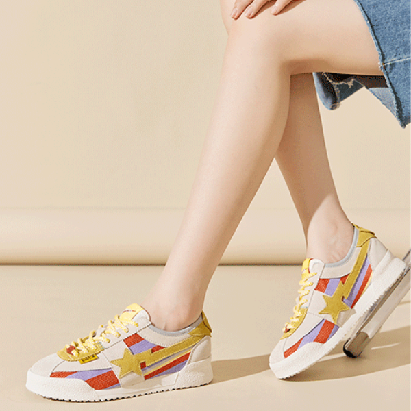 【2color】スウェードスタースニーカー X-118